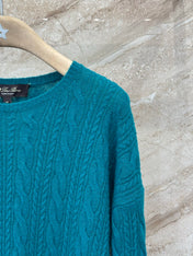 LORO PIANA 26S LONG CABLE-KNIT SWEATER 902