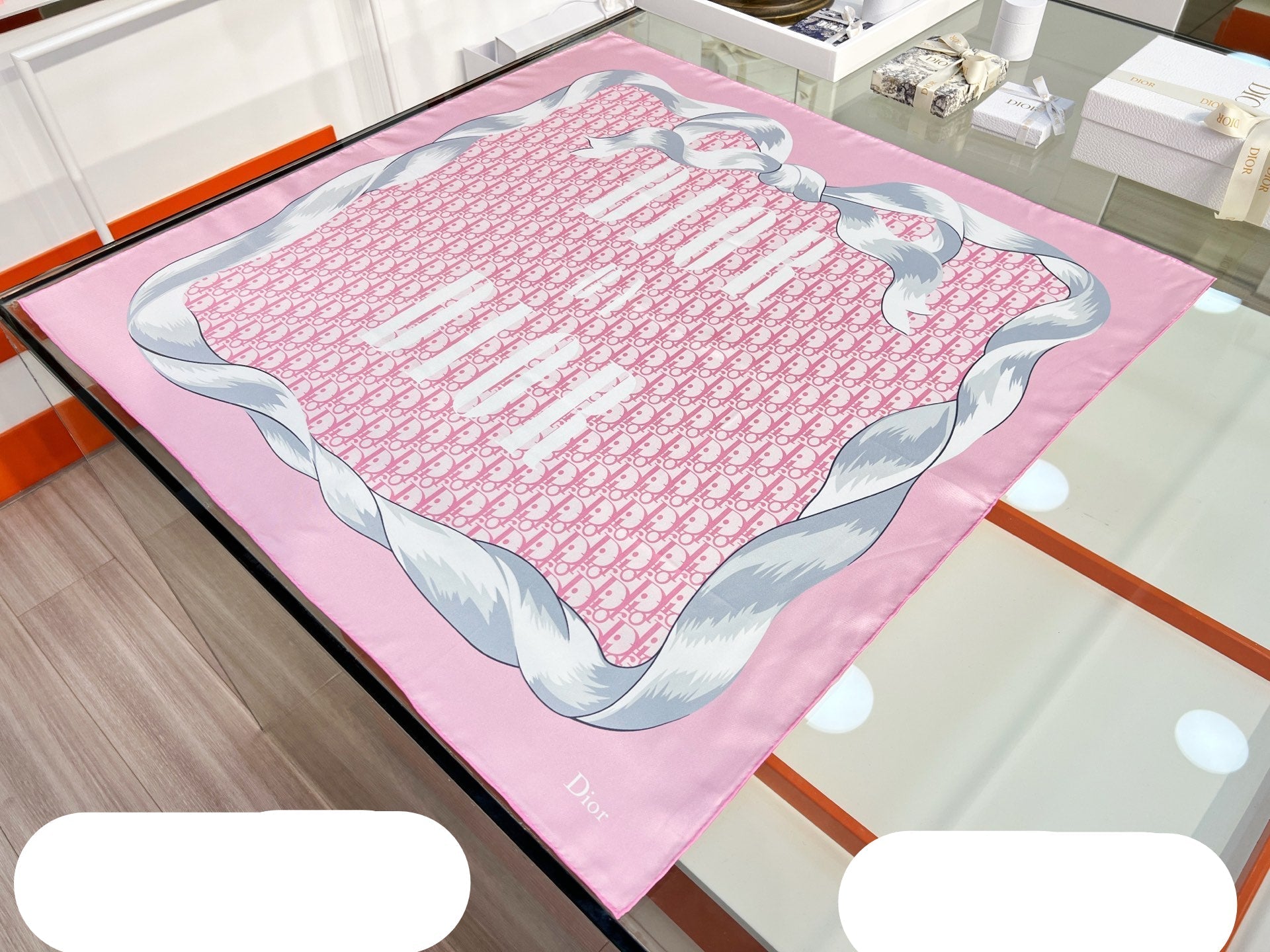 DIOR 26S SCARF 90CM IN SILK 163868