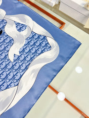 DIOR 26S SCARF 90CM IN SILK 163869