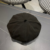 BERET HAT IN BLACK CORDUROY 429844