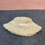 BUCKET HAT IN BEIGE FLEECE 436568