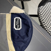 TRAPPER HAT IN DENIM BLUE SUEDE AND RABBIT FUR 439535