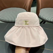 CELINE 25S BUCKET HAT 734584 IN BLUSH PINK