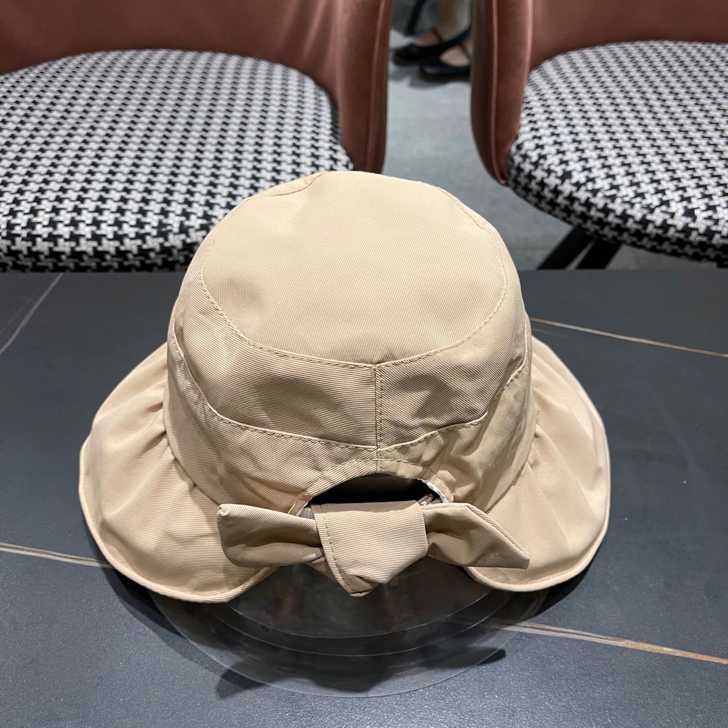 CELINE 25S BUCKET HAT 734982 IN BEIGE
