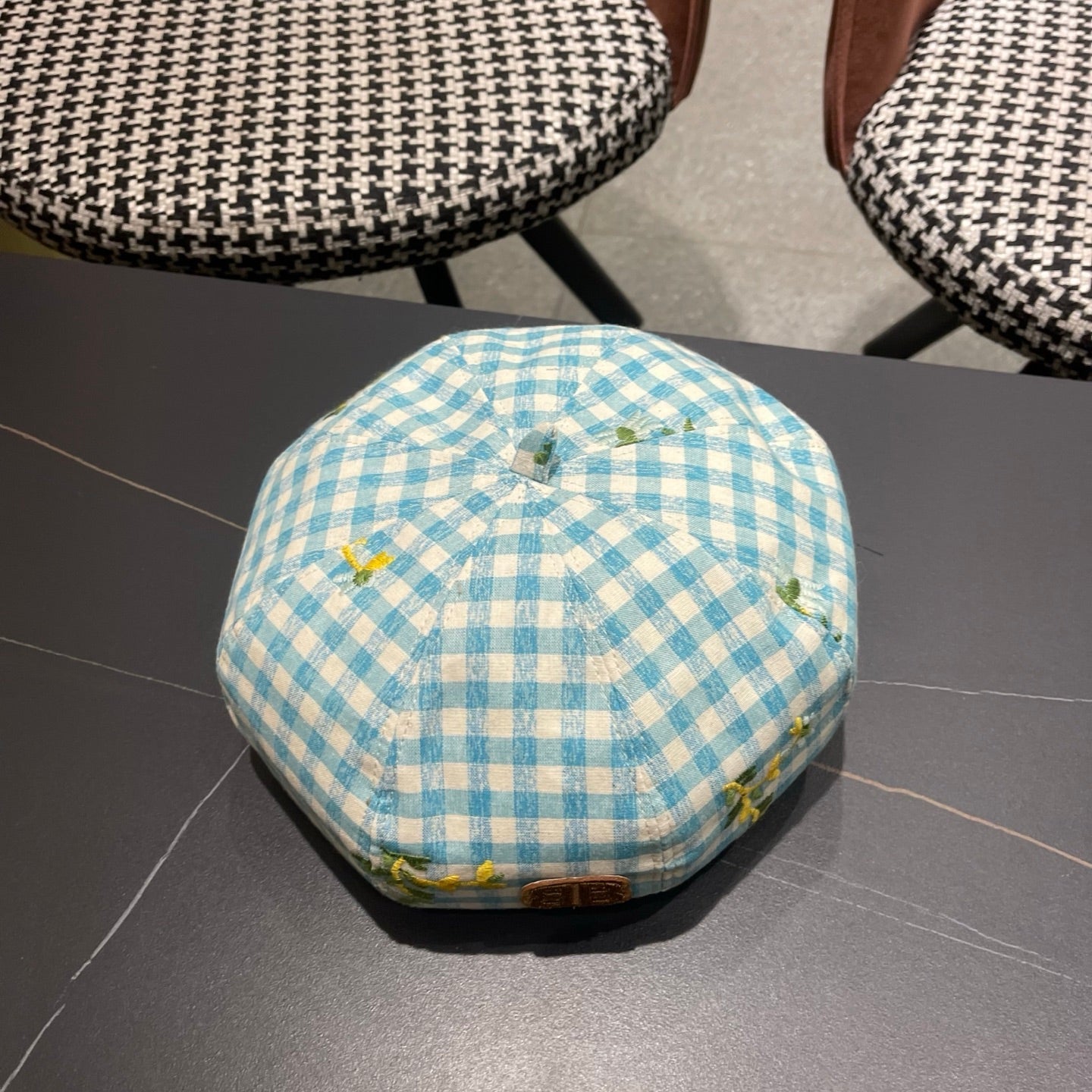 BALENCIAGA 26S PLAID BERET STYLE 7