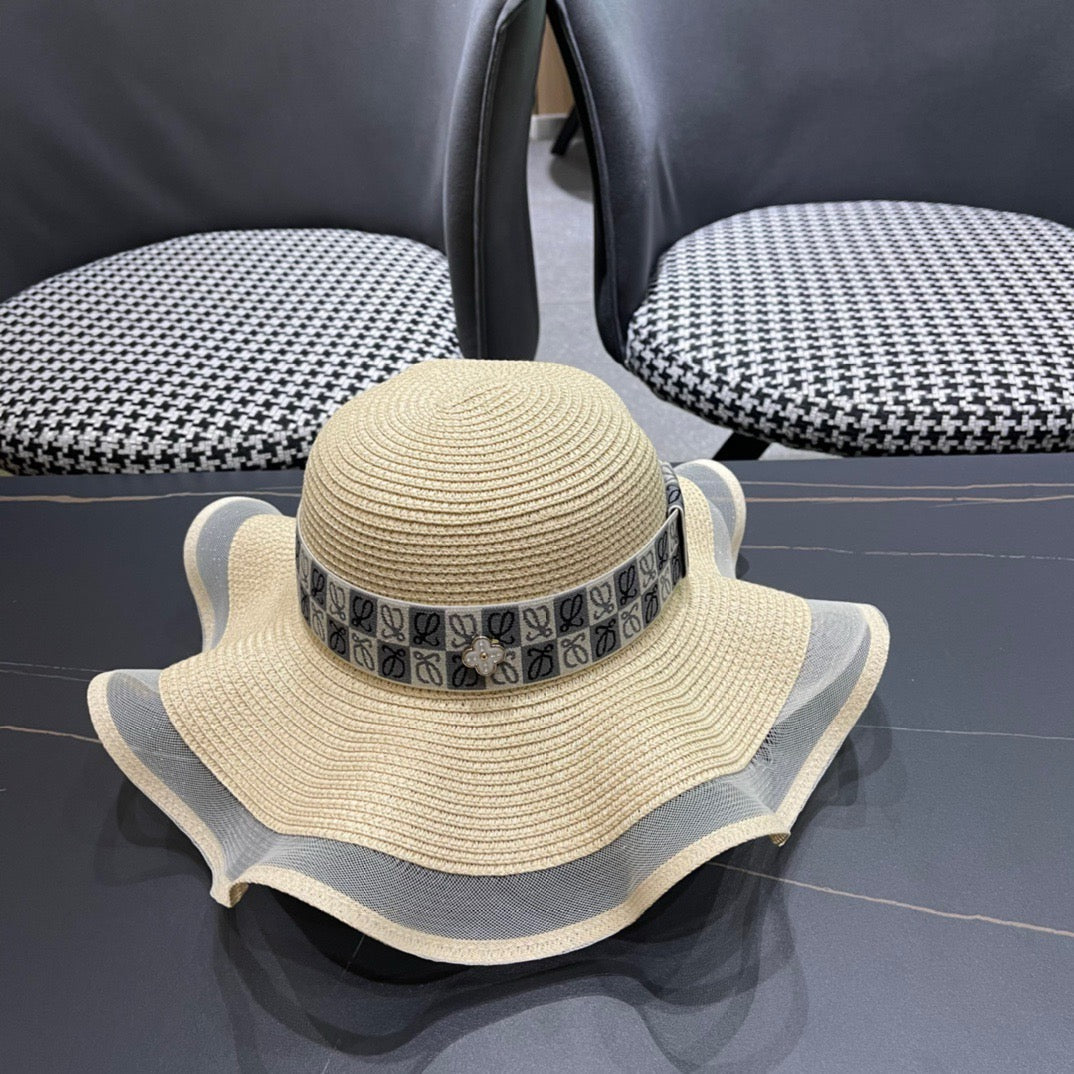 LOEWE 26S WIDE BRIM STRAW SUN HAT STYLE 053