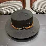 DIOR 26S STRAW BOATER HAT STYLE 192