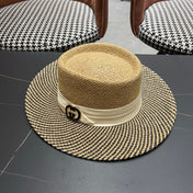 GUCCI 26S WIDE-BRIMMED STRAW HAT 265