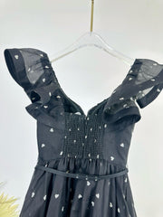 ZIMMERMANN HEART-PRINT KNEE-LENGTH DRESS 270167