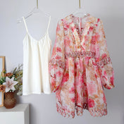 ZIMMERMANN 26S LONG-SLEEVE MINI DRESS 318