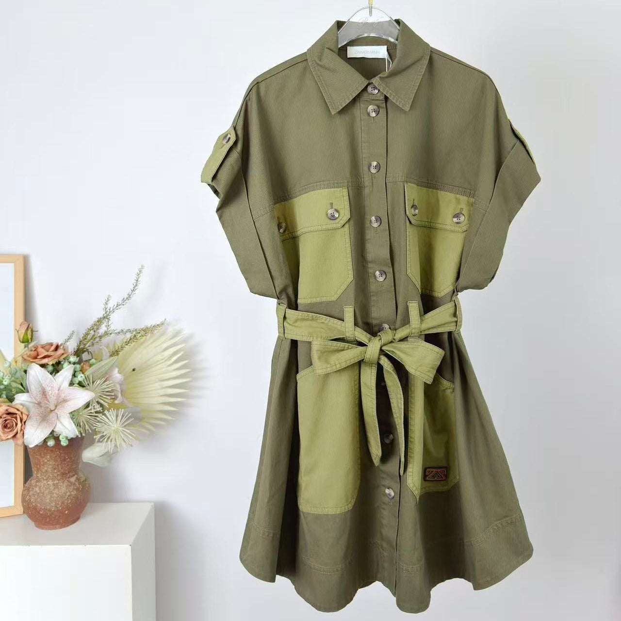 ZIMMERMANN 26S SHIRT MINI DRESS 276