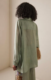 ZIMMERMANN 26S BLOUSE AND WIDE-LEG PANTS SET 248