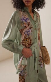 ZIMMERMANN 26S BLOUSE AND WIDE-LEG PANTS SET 248