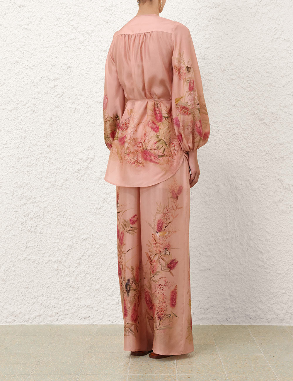 ZIMMERMANN 26S BLOUSE AND WIDE-LEG PANTS SET 247