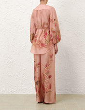 ZIMMERMANN 26S BLOUSE AND WIDE-LEG PANTS SET 247