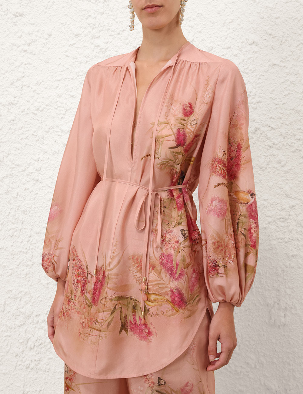 ZIMMERMANN 26S BLOUSE AND WIDE-LEG PANTS SET 247