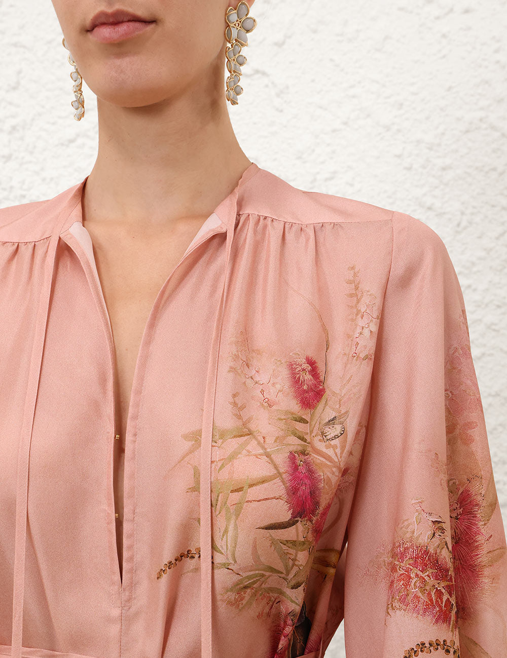 ZIMMERMANN 26S BLOUSE AND WIDE-LEG PANTS SET 247