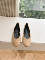 SL GEMMA BALLET FLAT CAMEL SUEDE
