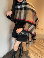 BURBERRY 25S PLAID KNIT JACKET 0030