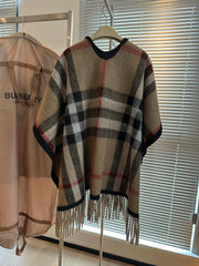 BURBERRY 25S PLAID KNIT JACKET 0030