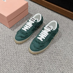 Dexun Sneaker Dark Green Canvas