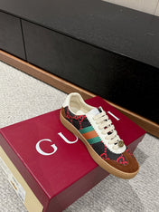 GG & ADIDAS SNEAKER BROWN FABRIC