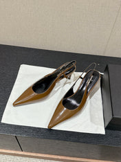 SL CHERISH SLINGBACK 75 CAMEL CALFSKIN