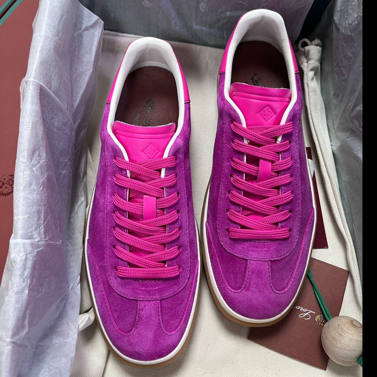 LP TENNIS WALK SNEAKERS BARBIE PINK CALFSKIN
