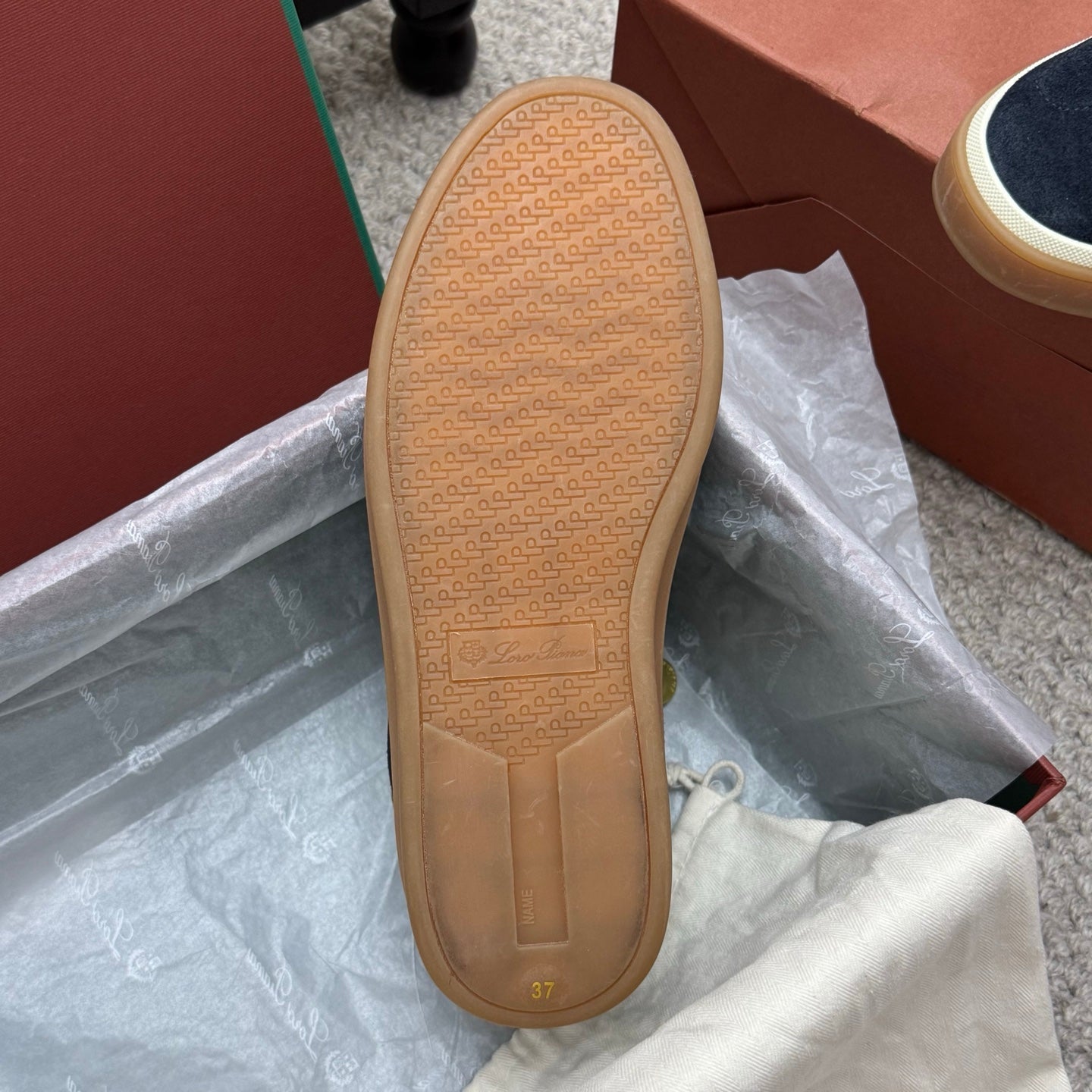 LP TENNIS WALK SNEAKERS IN NAVY BLUE SUEDE 384718