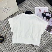 PRADA 25S SHORT-SLEEVE CREW NECK SWEATSHIRT SET 352