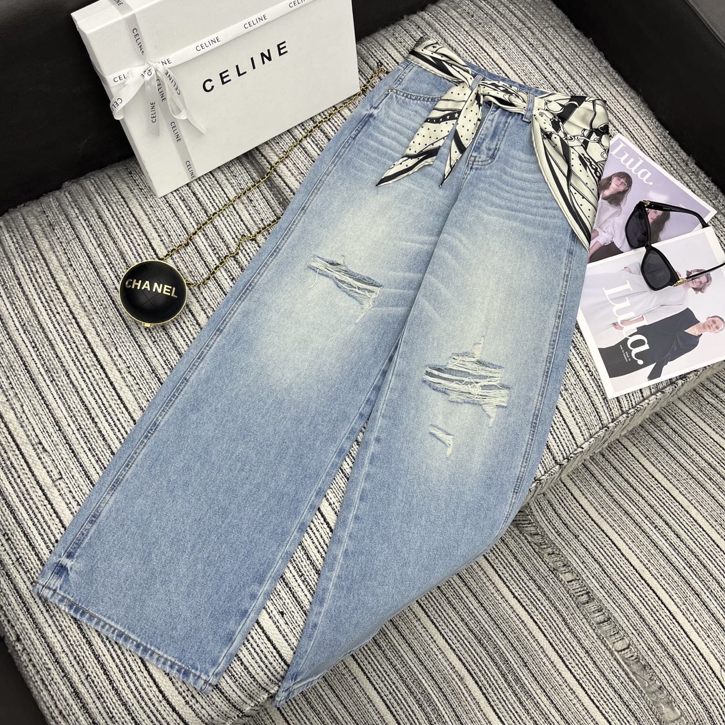 HERMES 26S STRAIGHT-LEG JEANS 796