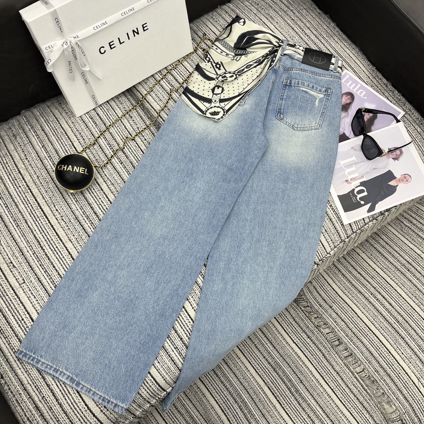 HERMES 26S STRAIGHT-LEG JEANS 796