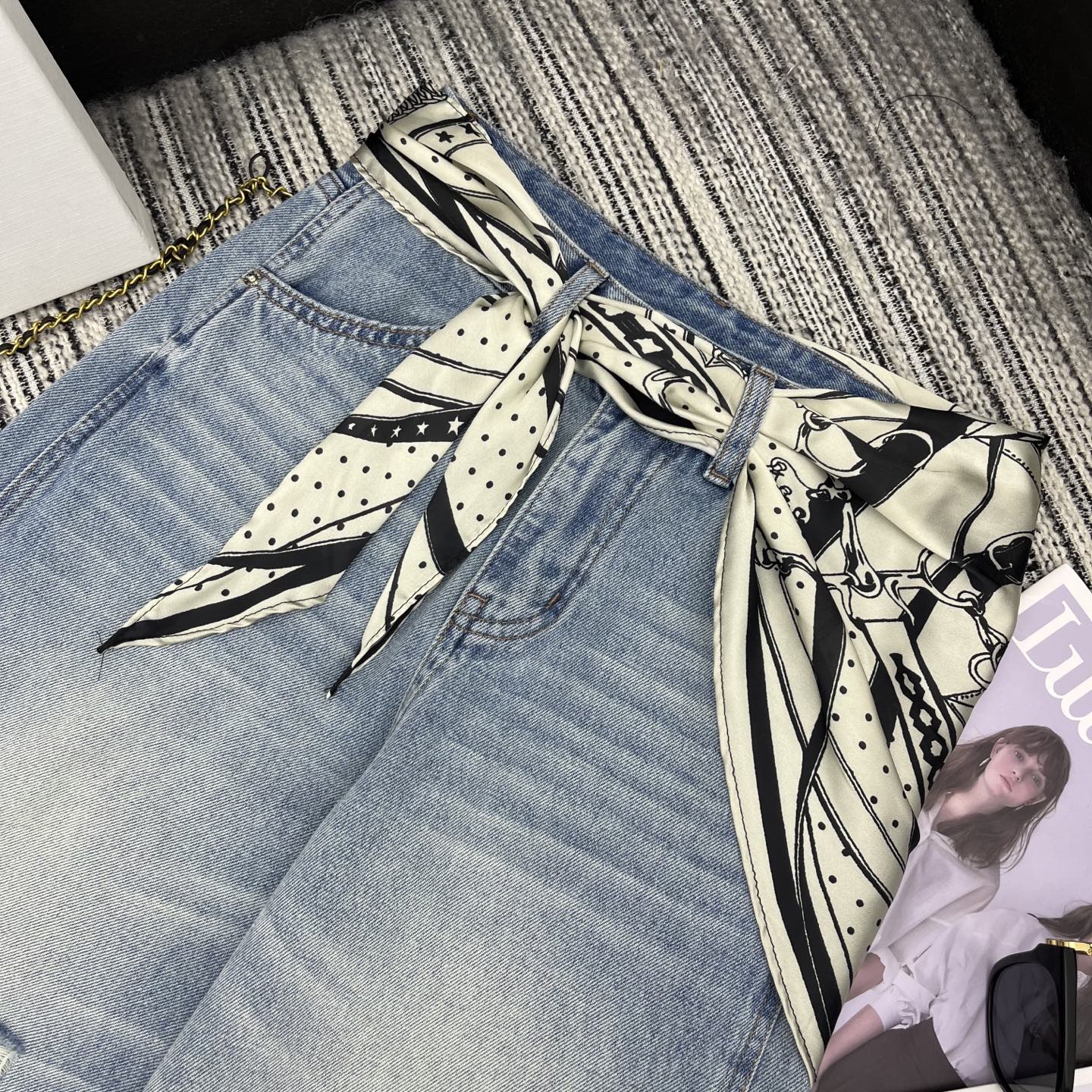 HERMES 26S STRAIGHT-LEG JEANS 796
