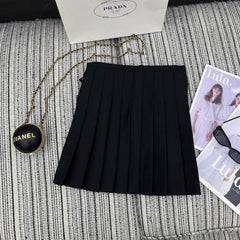 PRADA 25S PLEATED MINI SKIRT 345