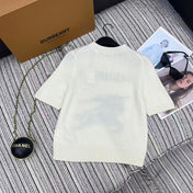 BURBERRY 25S SHORT-SLEEVED KNIT SWEATER 216