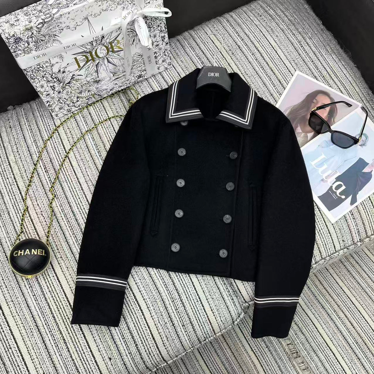 DIOR 25S REVERSIBLE KNIT JACKET 861