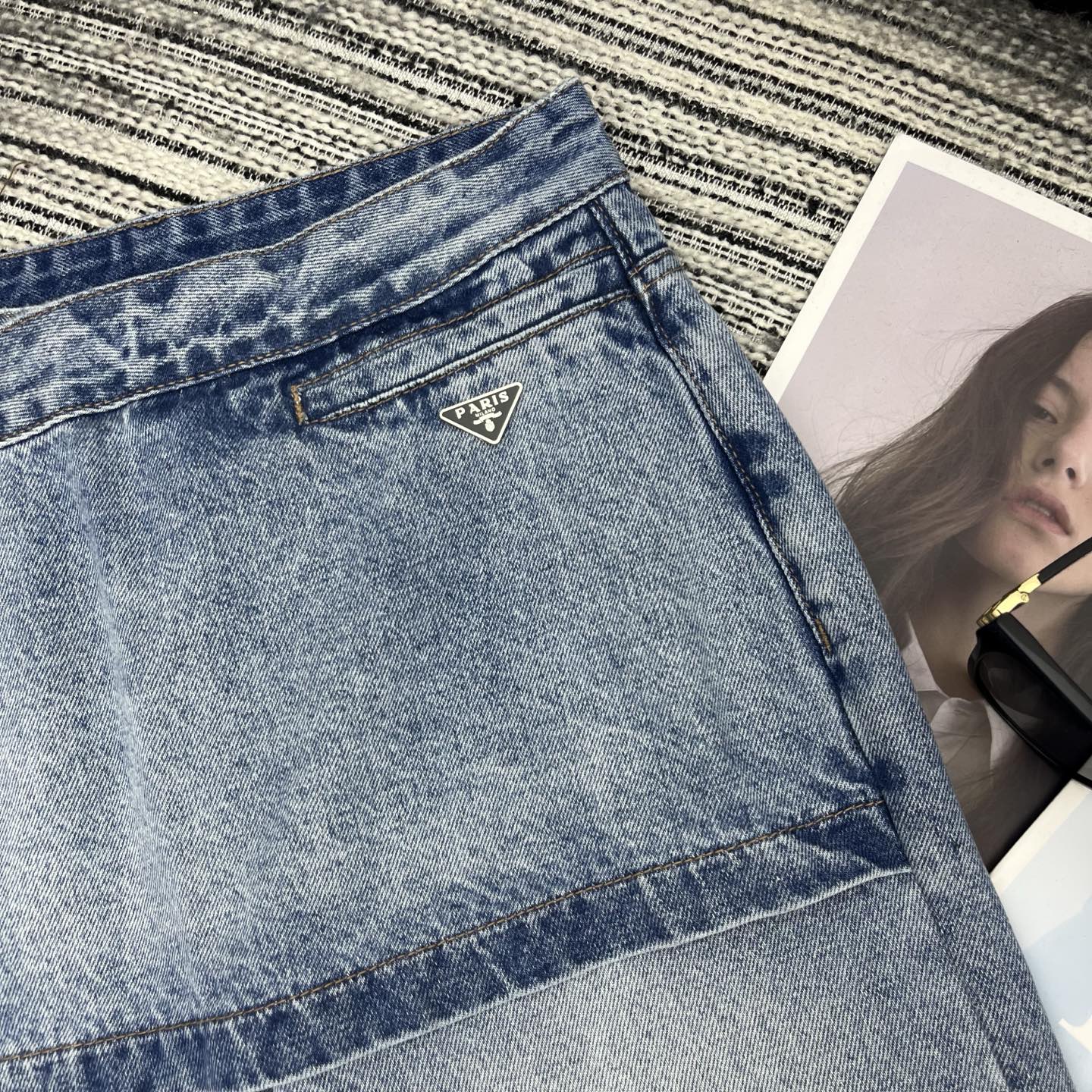 PRADA 26S WIDE-LEG JEANS 1059
