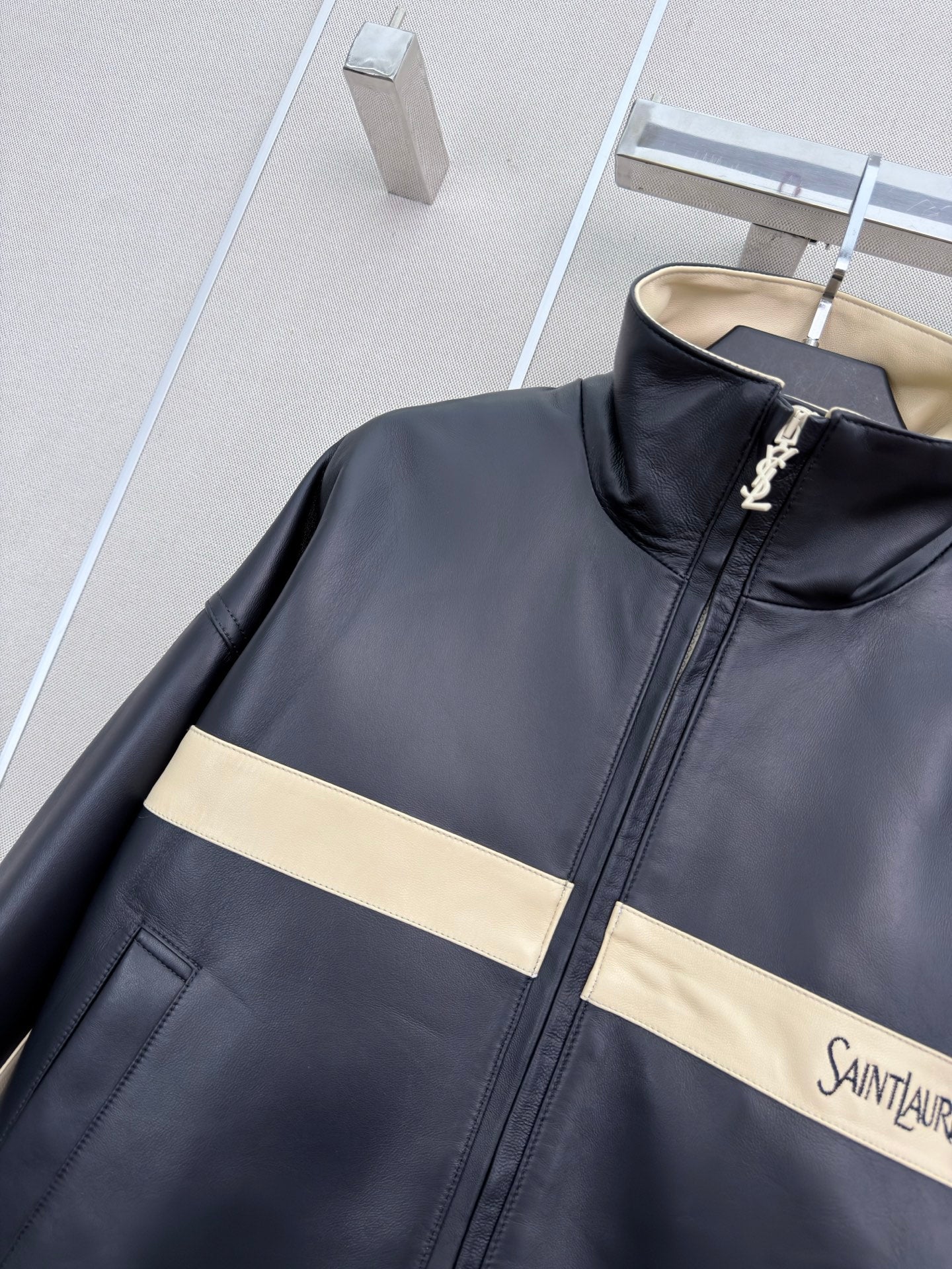 YSL 26S STAND COLLAR JACKET 431