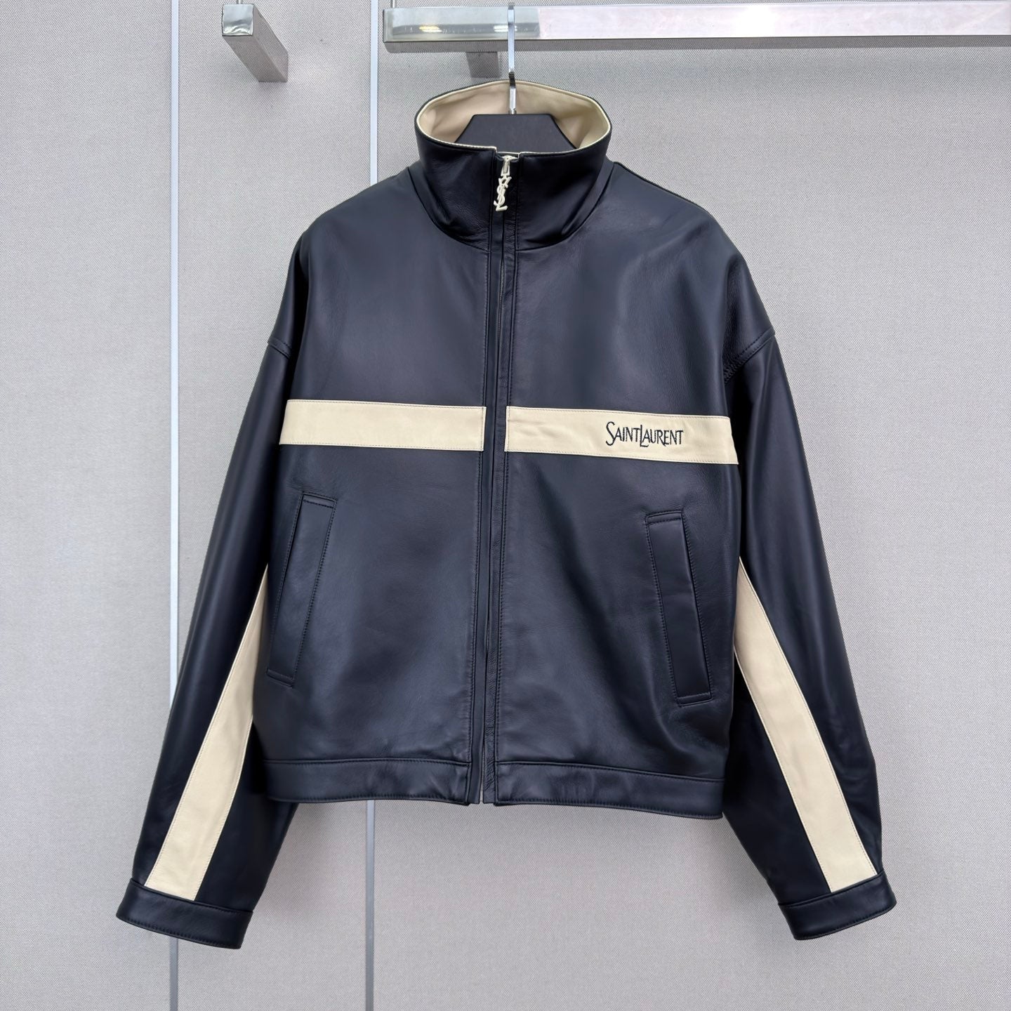 YSL 26S STAND COLLAR JACKET 431