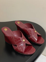 HIGH HEELS 80 MM IN RED CALFSKIN SNAKE EMBOSSING