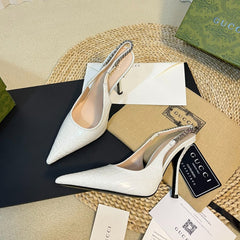 GG Women's High Heels  White