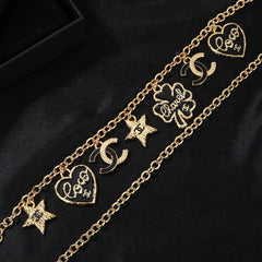 CHANEL 25S GOLD CHAIN BELT 611795