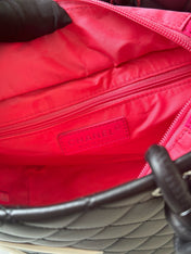 CHANEL 25S CAMBON LIGNE TOTE BAG 24 IN BLACK MIX WHITE CALFSKIN STYLE 1