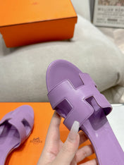 0ASIS SANDAL PURPLE CALFSKIN CLASSIC