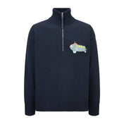 LOEWE HALF-ZIP KNIT SWEATER STYLE 100