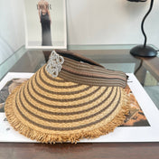 LOEWE 26S RAFFIA SUN VISOR  STYLE 260
