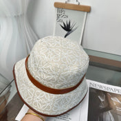 LOEWE 26S ANAGRAM JACQUARD BUCKET HAT STYLE 246