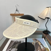 MIUMIU 26S LACE VISOR HAT 343477