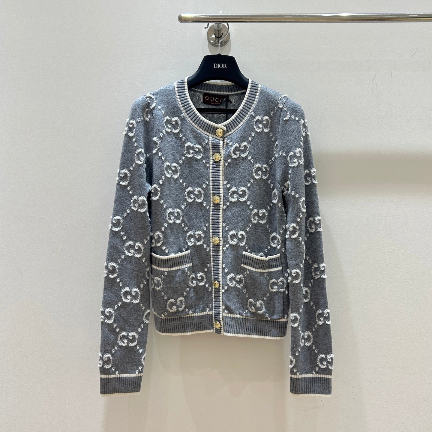 GUCCI 26S KNIT CARDIGAN 424