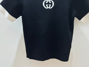 GUCCI 26S SHORT-SLEEVE KNIT CREWNECK TOP 490